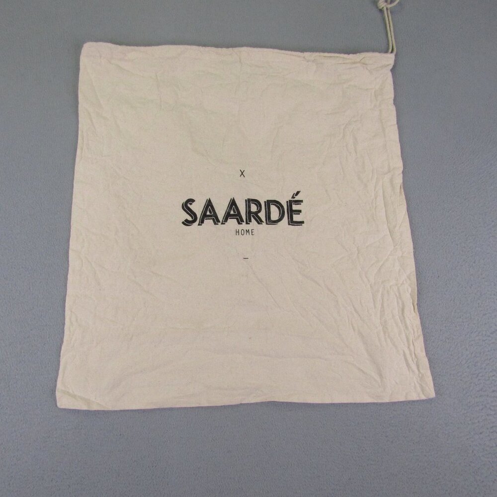 Saarde Home Bag Drawstring Dust Linen Pouch Sack Crinkled Cotton Drawstring
